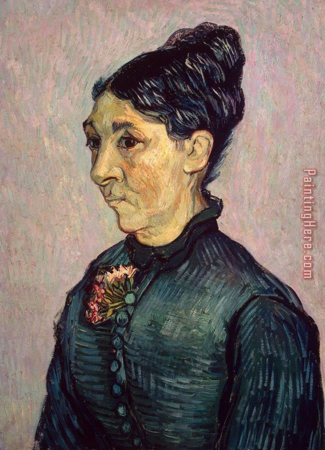 Vincent van Gogh Portrait Of Madame Jeanne Lafuye Trabuc